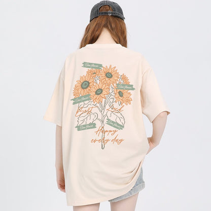 Daisy t-shirt for women unique simple loose fit