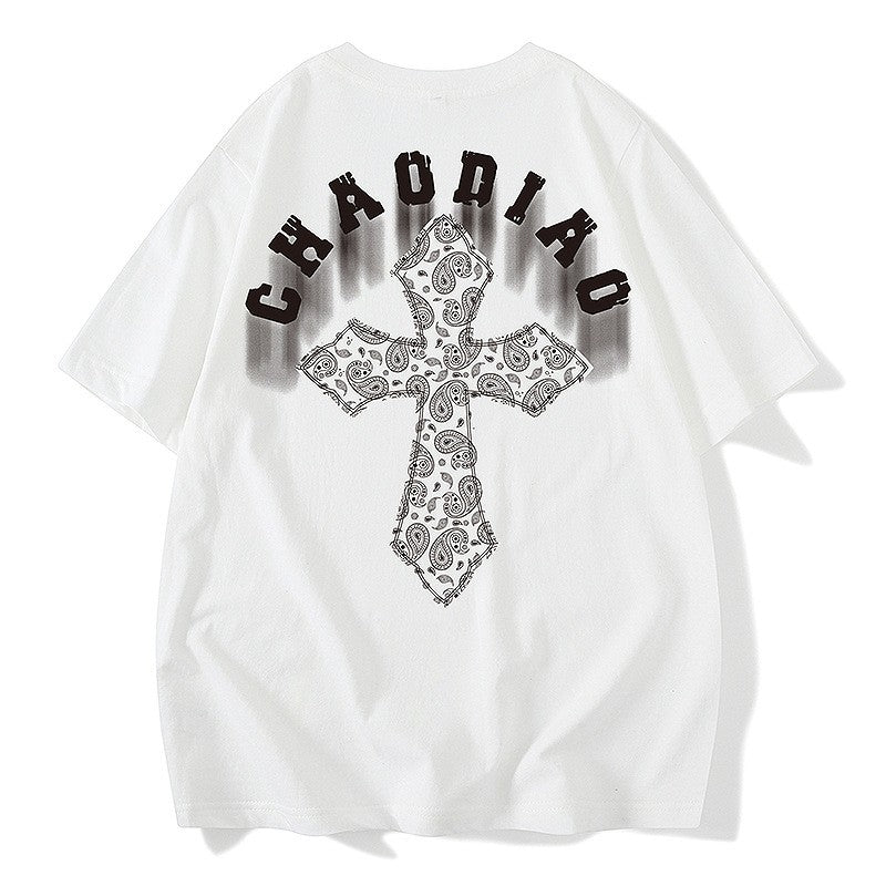 Cross oversized unisex T-shirt