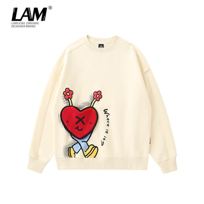 Pocket Love Unisex Pullover Sweater