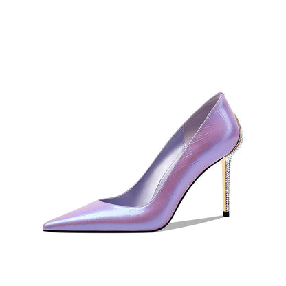 Fashion-forward street style heels Elegant party pumps