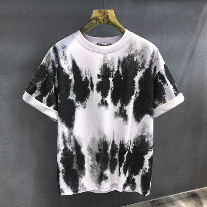 T-shirt tie dyed design high street unisex