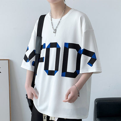 Set t-shirt sports suit men tee unisex couple street wear