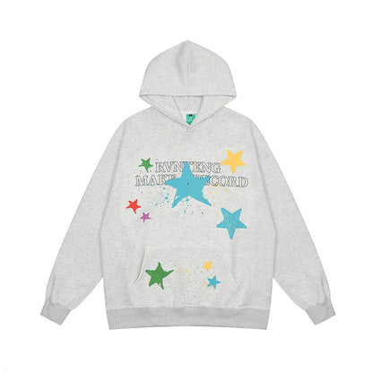 New Multi Stars Unisex Hoodie