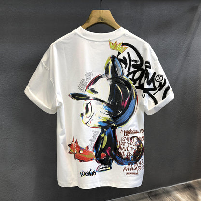 T-shirt road counter high-end loose street hip-hop t-shirt