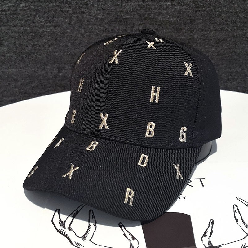 Version British Letters Versatile Hat Trendy Brand Peaked Baseball Hat