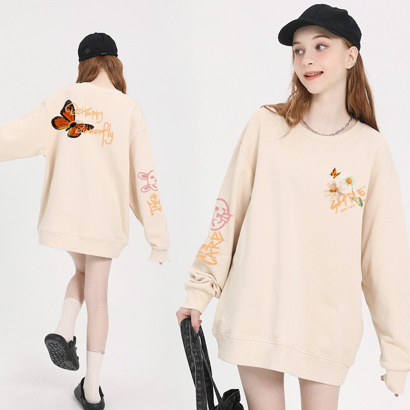 Women sweatshirt round neck for women spring and autumn