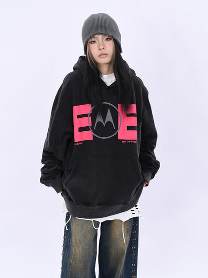 400g washed hoodies unisex fashionable loose top