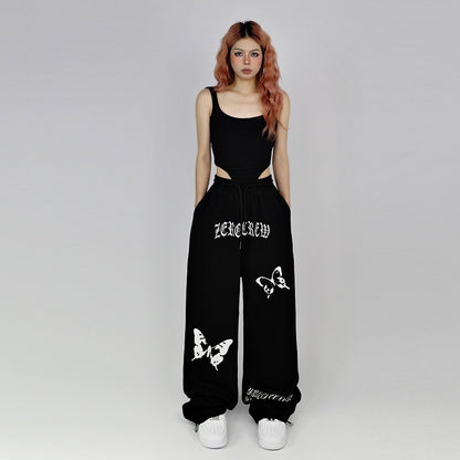 Jazz leg drape joggerpants