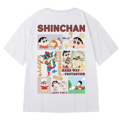 Trendy cartoon t-shirt sommer plus plus größe halbarm kleidung zu