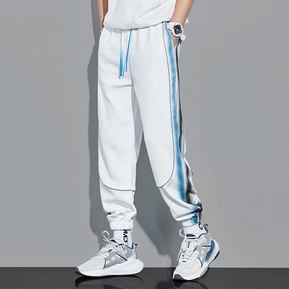 Sports mid high waist men jogger pants