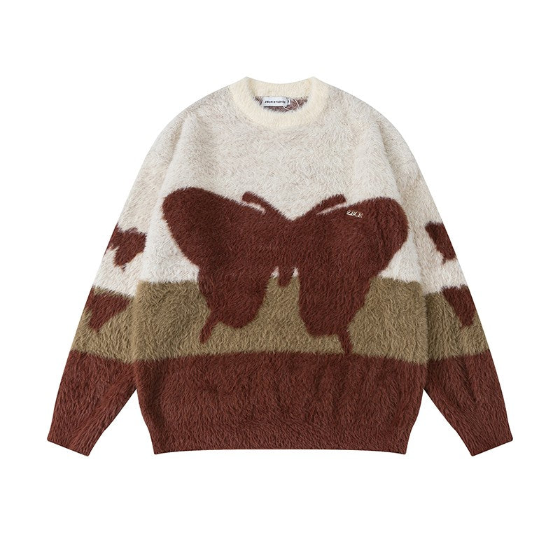 Unisex Thickened Knitted Shirt Sweater