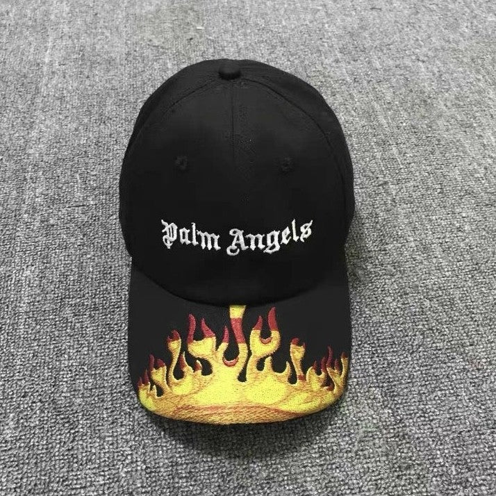 Palm Angels ]Flame Letter Baseball Cap