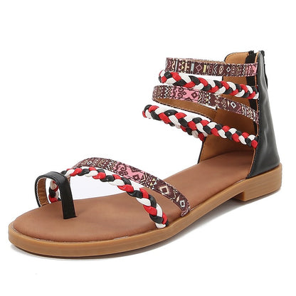 Ethnic thong sandals women's shoes