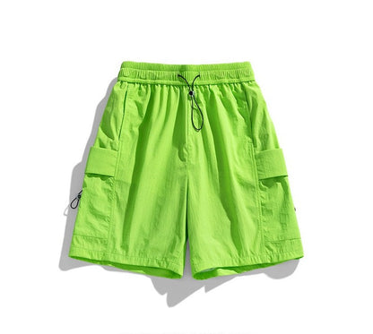 Casual sports shorts for men summer straight-leg loose pants