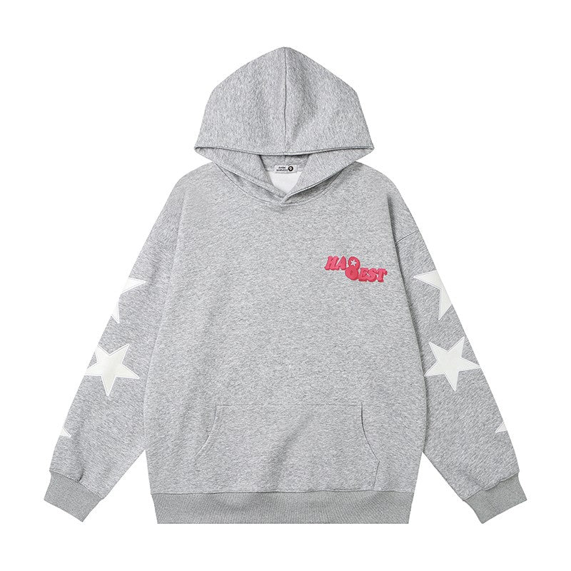 Street Star Couple Pullover Oversize Unisex Loose Long sleeved Sweater