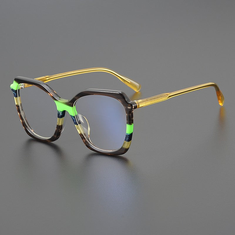 Handmade male and female pigment color matching sunglasses