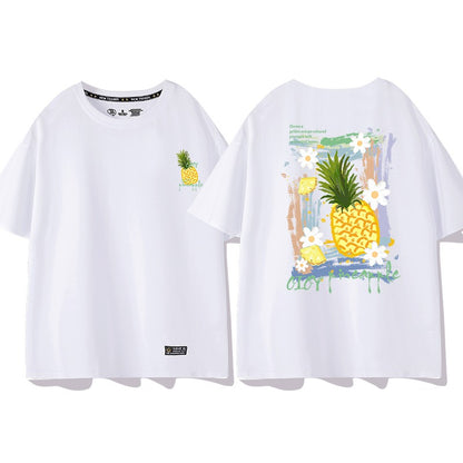 Women summer personalized pineapple T-shirts