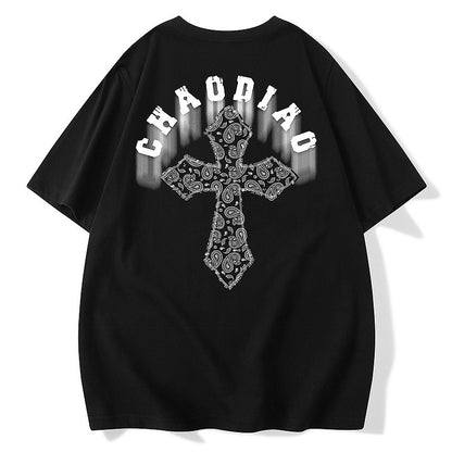 Cross oversized unisex T-shirt