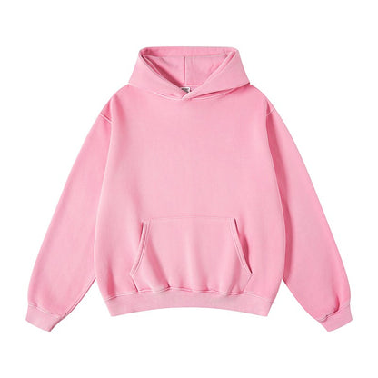 Heavyweight Set Washed Plush Hooded Sweater