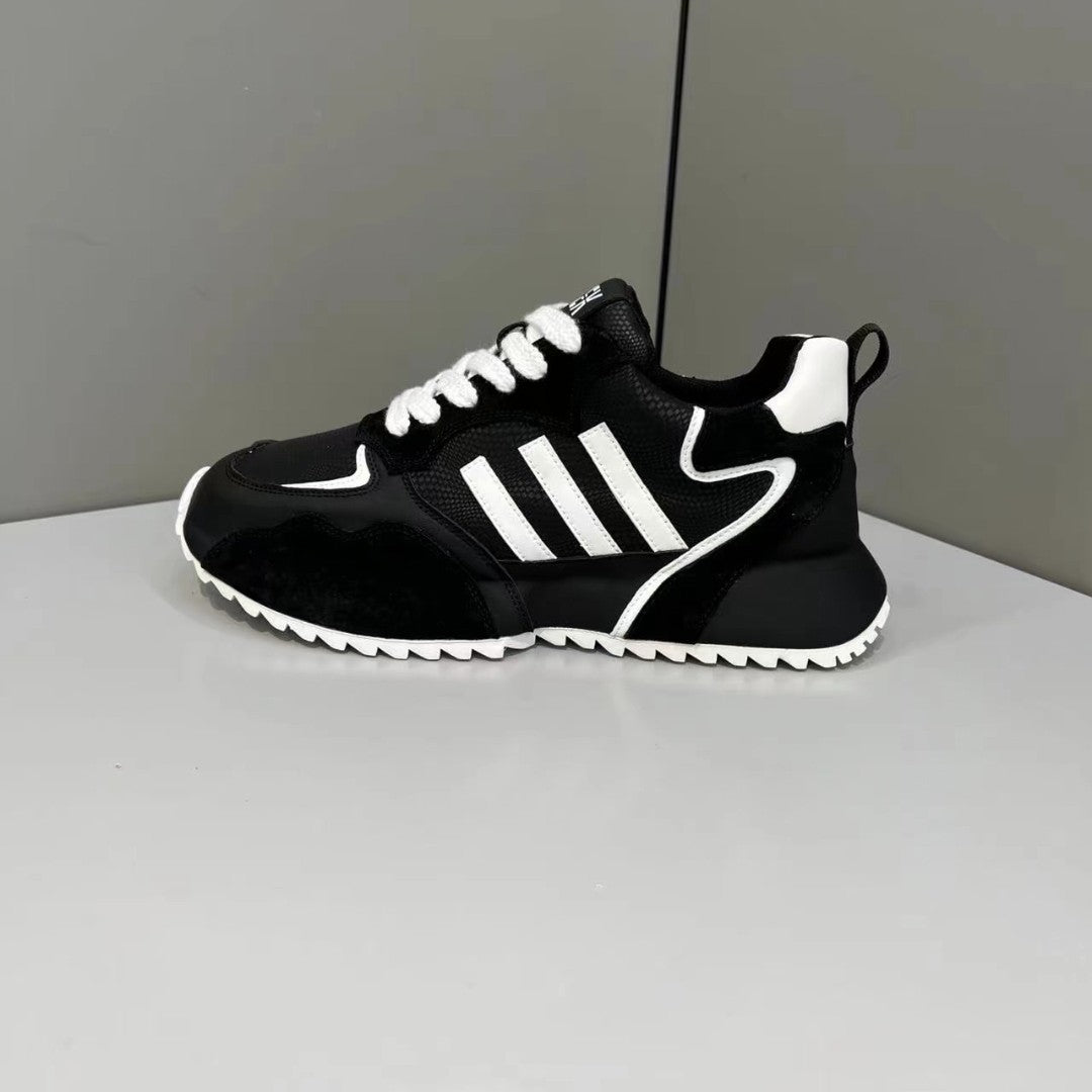 Fashionable athletic shoes Vintage-inspired streetwear kicks