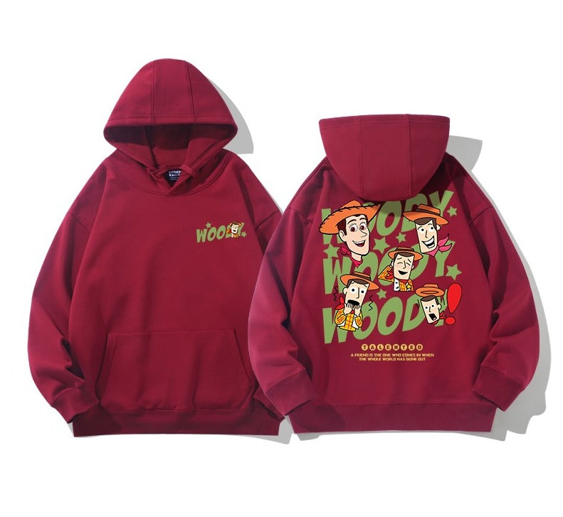 Cartoon Couple Unisex Hoodies