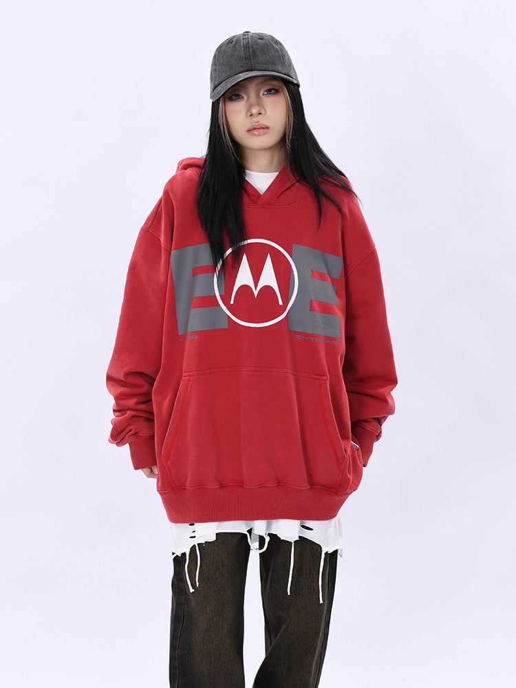 400g washed hoodies unisex fashionable loose top