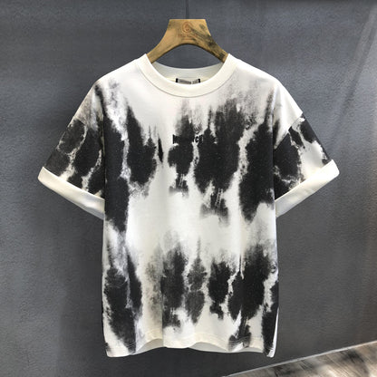 T-shirt tie dyed design high street unisex