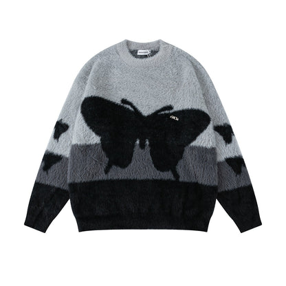 Unisex Thickened Knitted Shirt Sweater