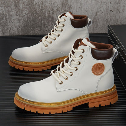 White Timba Martin boots for men