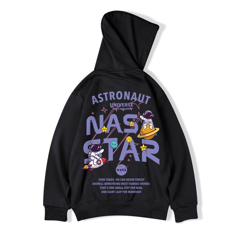 Sweatshirt male astronaut hoodies plus size