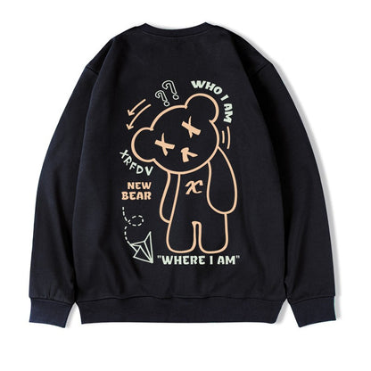 Men's teddy bear couple outfit oversized loose fit