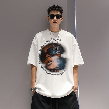 Oversize men t-shirt short-sleeved unisex t-shirt