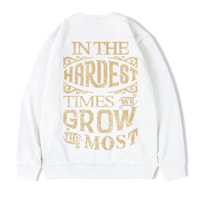 Unisex sweatshirts round neck hip-hop trend oversize