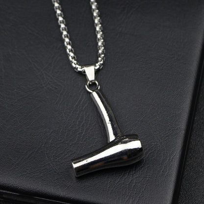 Hairdressing Tools Series Pendant Necklace