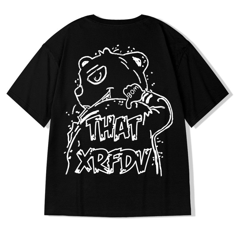 Tshirts unisex bear oversize couple outfit