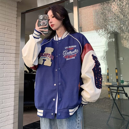 Baseball jacket unisex hip-hop style casual tops