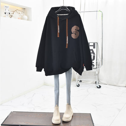 High-end hooded sweatshirt for women's