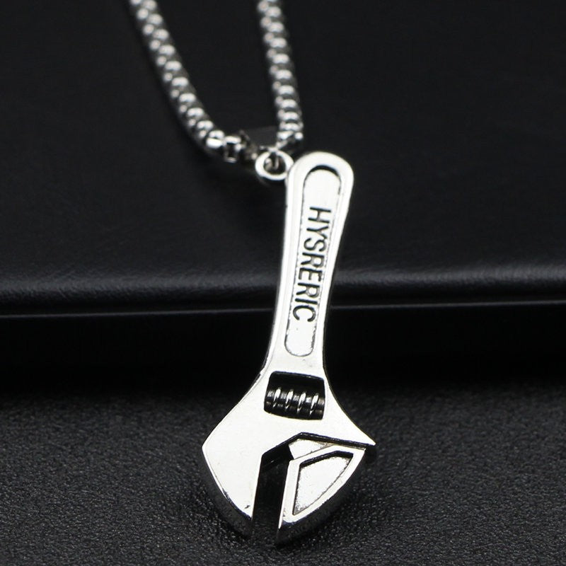 Tools Series Pendant Necklace Personalized Hammer Wrench Pendant