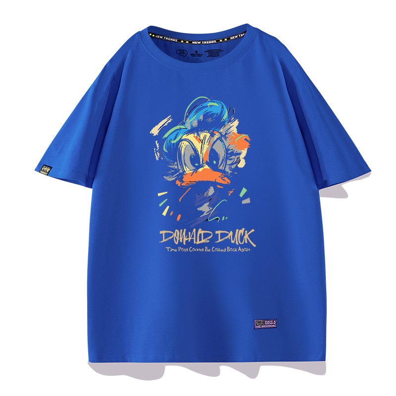 T-shirt Duck Cartoon Short Sleeve Summer Unisex