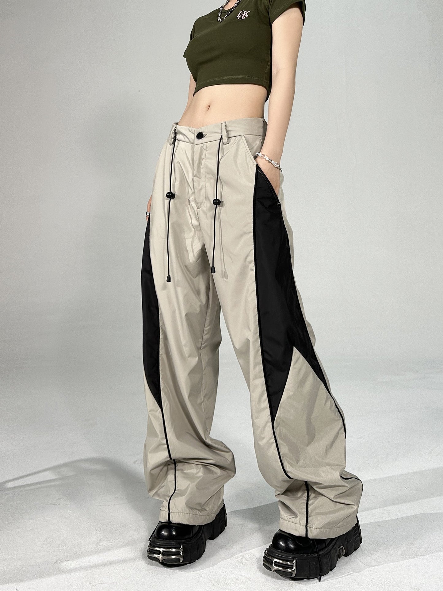 Jogger color-blocked sweatpants for women