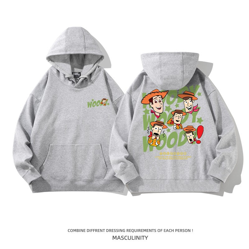 Cartoon Couple Unisex Hoodies