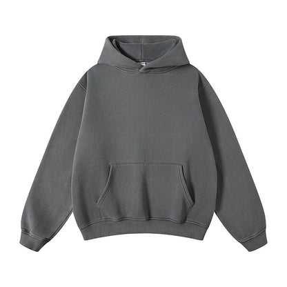 Heavyweight Set Washed Plush Hooded Sweater