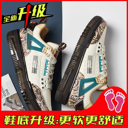 Men's shoes Putian low-cut sneakers, sports and leisure, versatile Air Force AJ No. 1 2023 new small white autumn trendy shoes