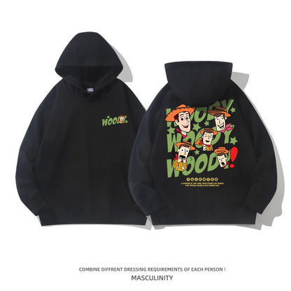 Cartoon Couple Unisex Hoodies