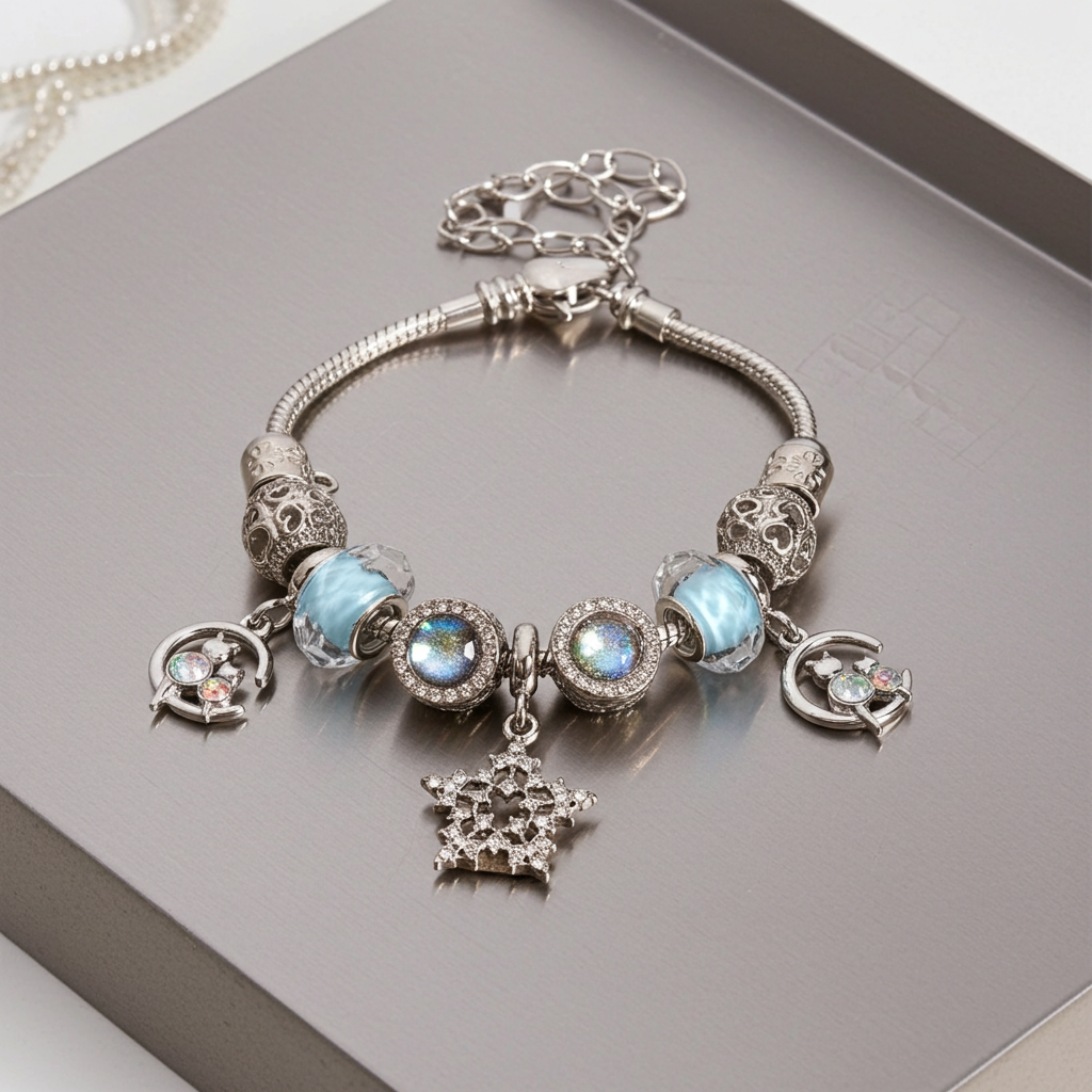 Blue Ethereal Glow Bracelet