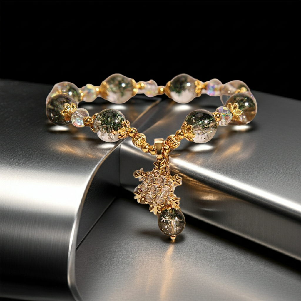 Green Phantom Crystal Bracelet