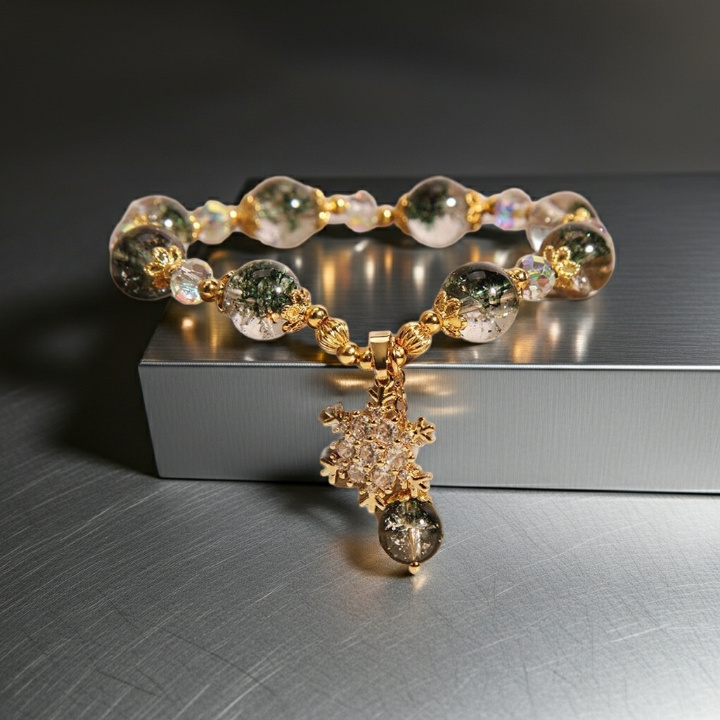 Green Phantom Crystal Bracelet
