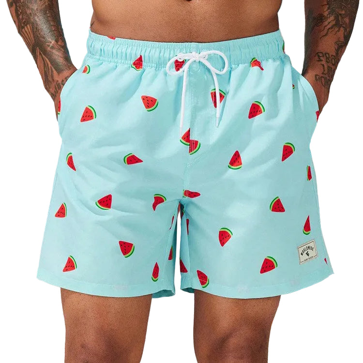 Turtle print shorts casual beach pants me swimming trunks