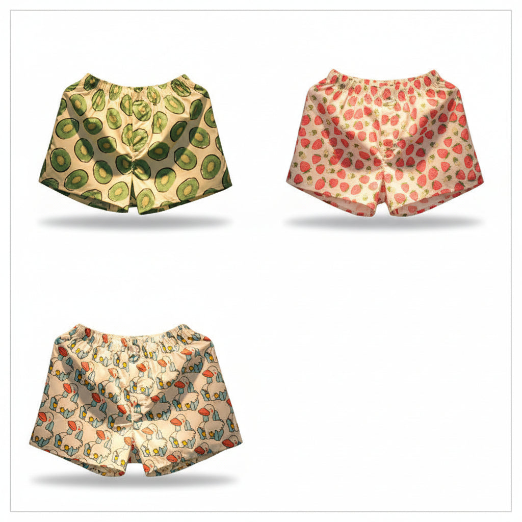 Smiley face men boxers beach summer shorts