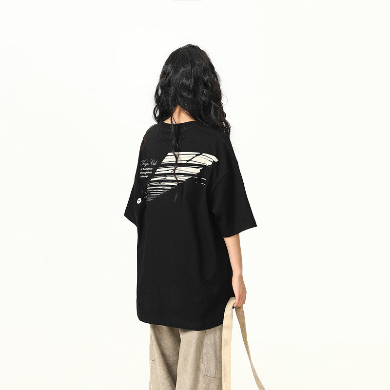 T-shirt Black Couple Tee Unisex Top